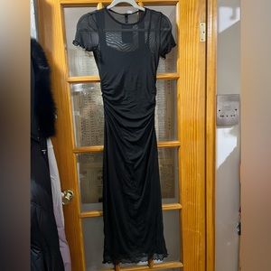 H&M mesh sheer bodycon dress